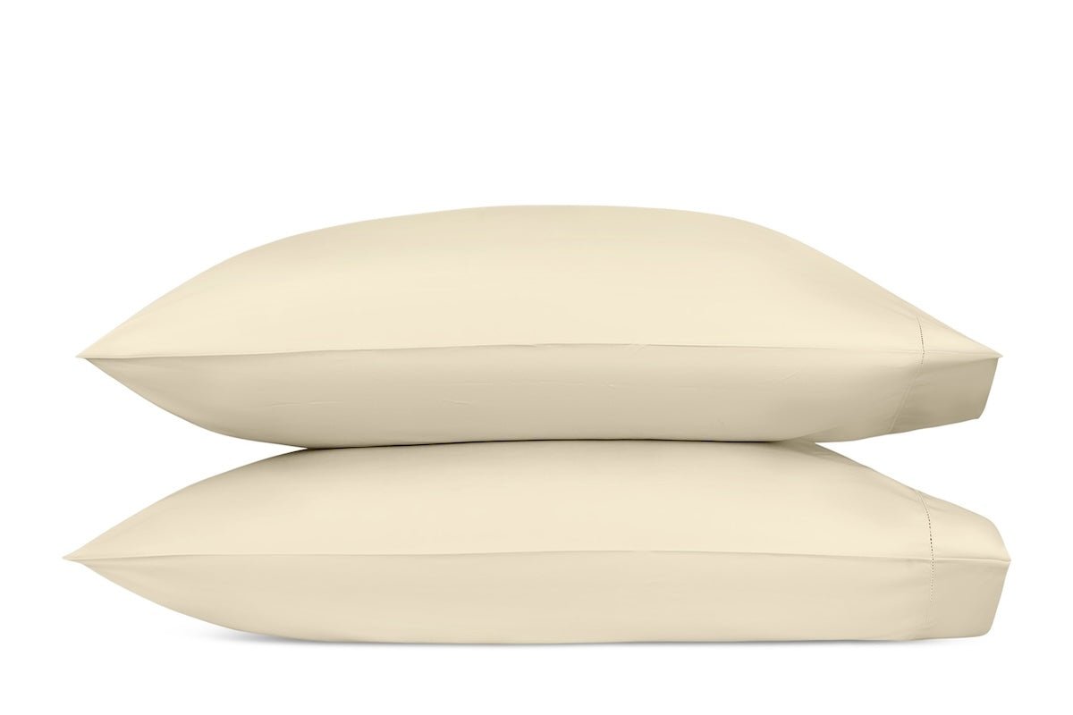 Matouk Milano Hemstitch Pillowcases Fig Linens and Home - Color Dune