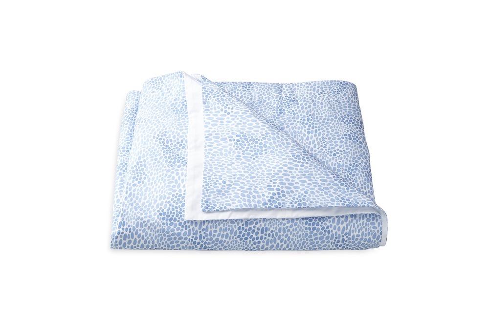 Matouk Nikita Azure Duvet Cover | Fig Linens and Home