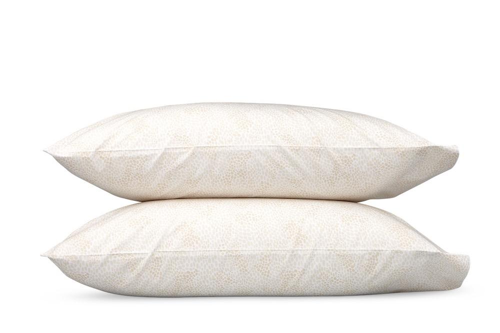 Matouk Nikita Champagne Pillowcases | Fig Linens and Home