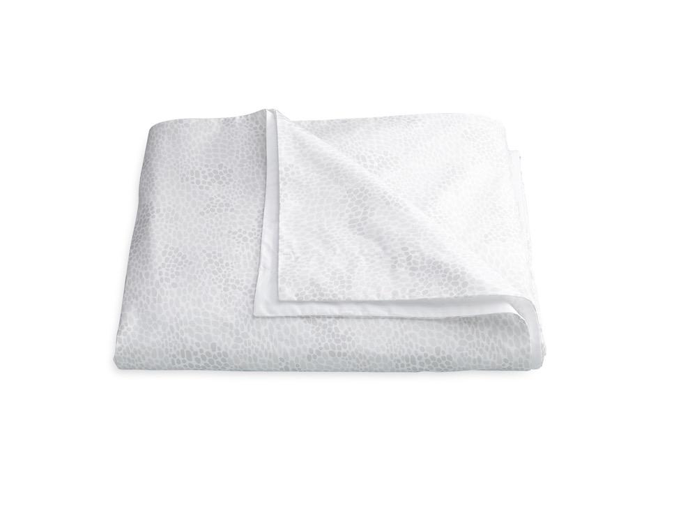 Matouk Nikita Silver Duvet Cover | Fig Linens and Home