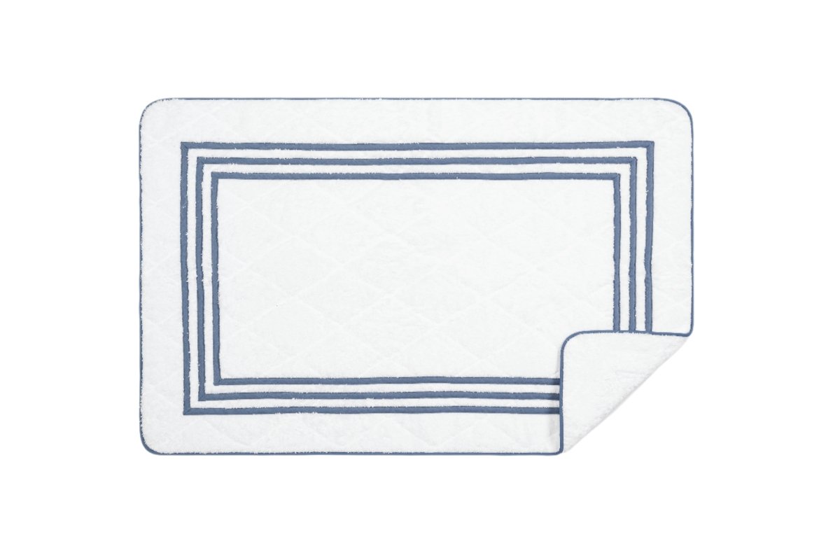 Matouk Newport Sea Framed Tub Mat at Fig Linens and Home