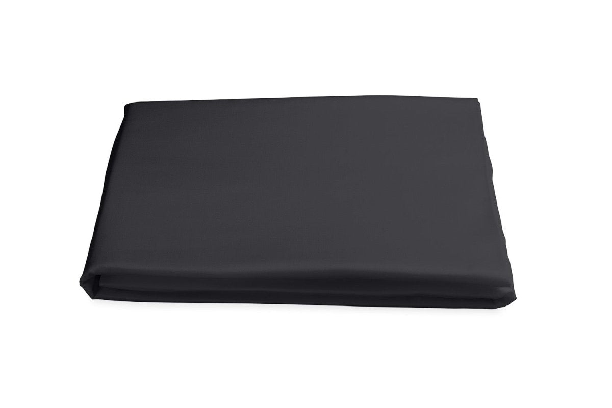 Matouk Nocturne Fitted Sheets by Matouk - Queen Fitted 17" Pocket Black at FIG LINENS AND HOME - 6