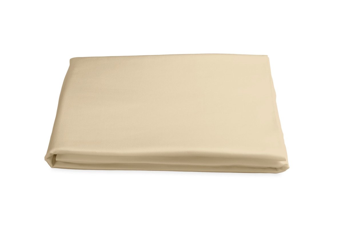 Matouk Nocturne Fitted Sheets by Matouk - Queen Fitted 17" Pocket Honey at FIG LINENS AND HOME - 15