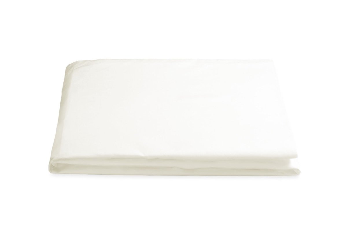 Matouk Nocturne Fitted Sheets by Matouk - Full Fitted 17" Pocket Ivory at FIG LINENS AND HOME - 16