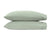 Matouk Pillowcases - Nocturne Celadon Sateen Bedding at Fig Linens and Home