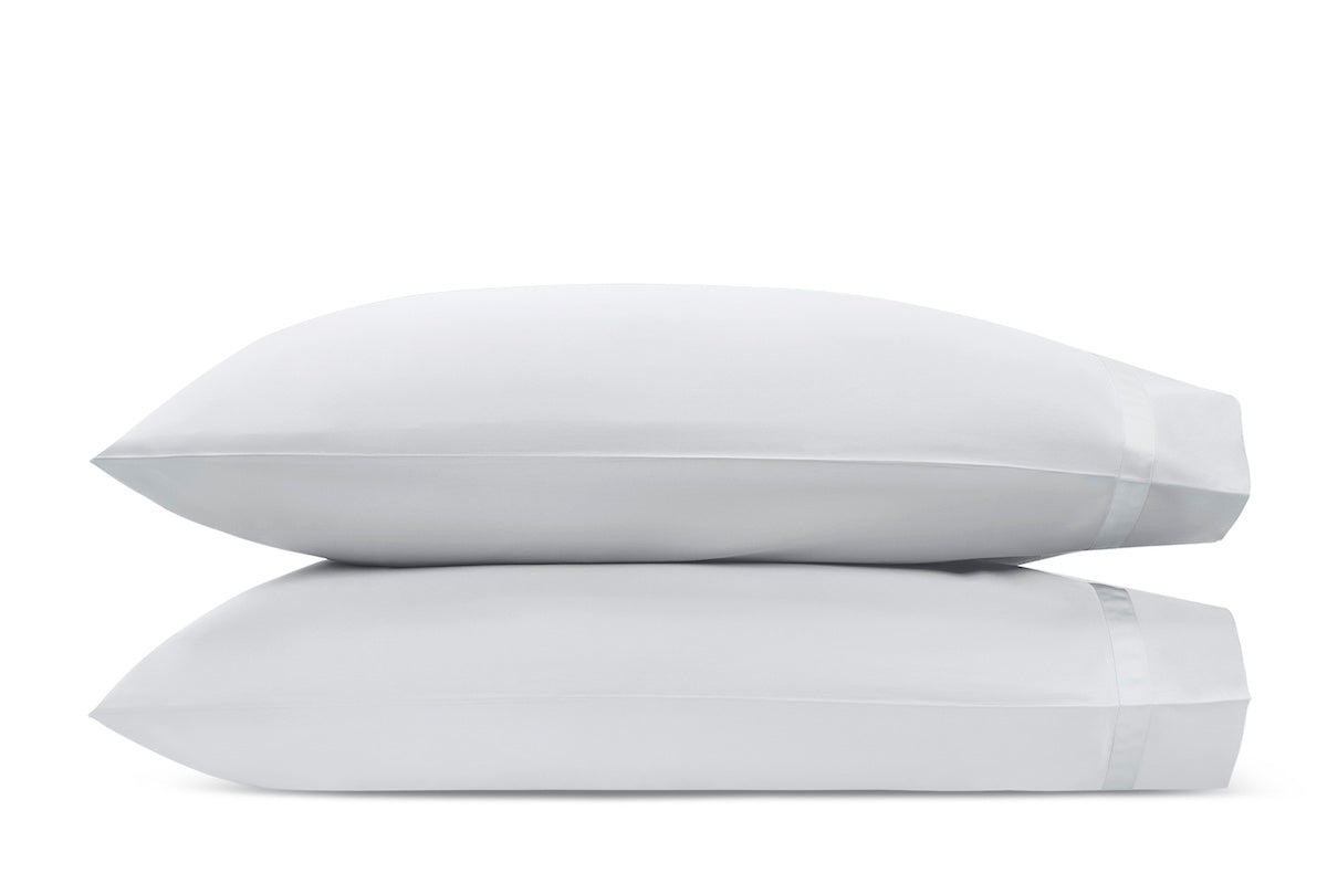 Pillowcases - Nocturne Sateen Cotton Bedding in Dove at Fig Linens and Home