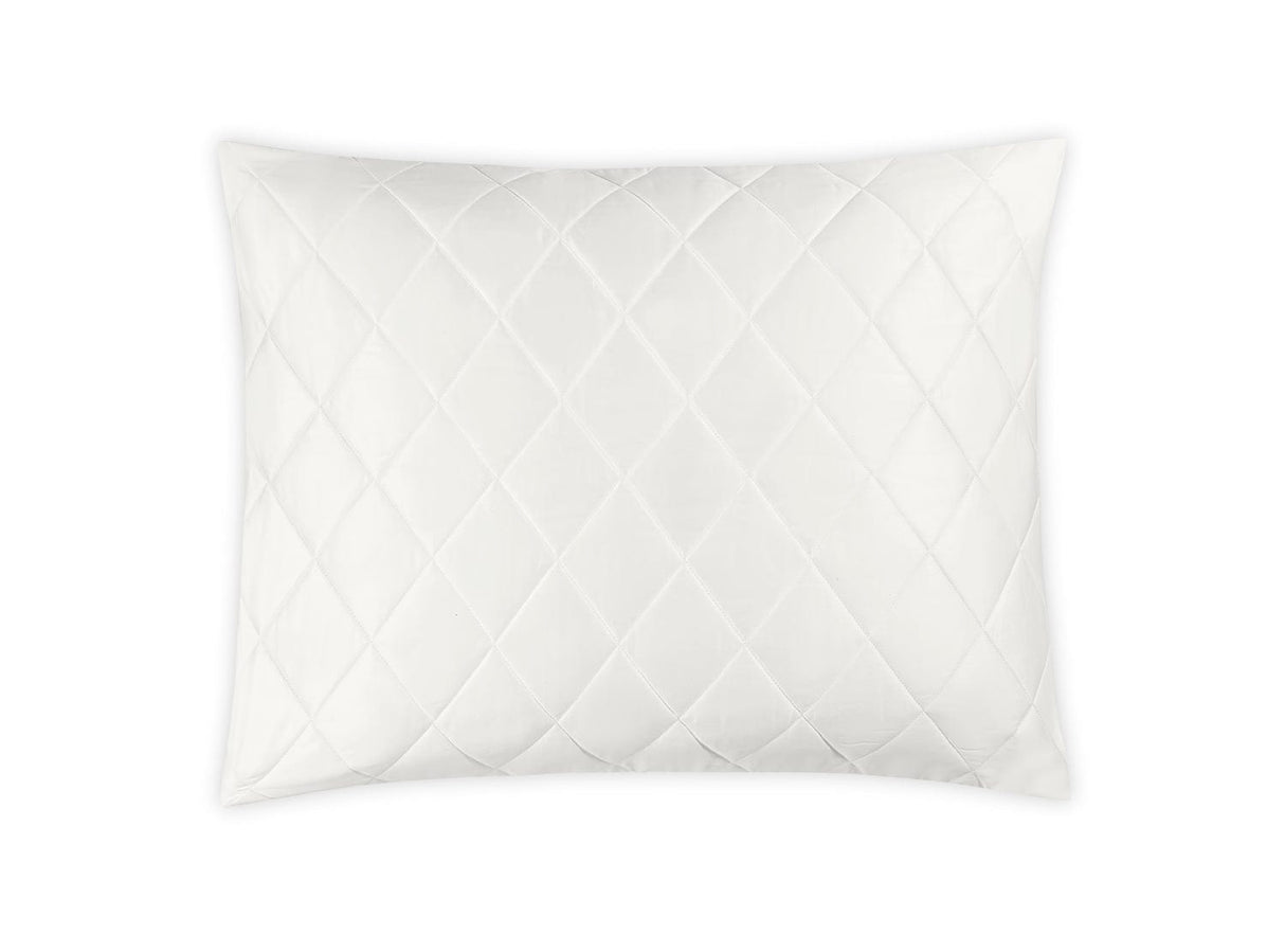 Matouk Pillow Sham - Nocturne Quilt in Bone at Fig Linens and Home