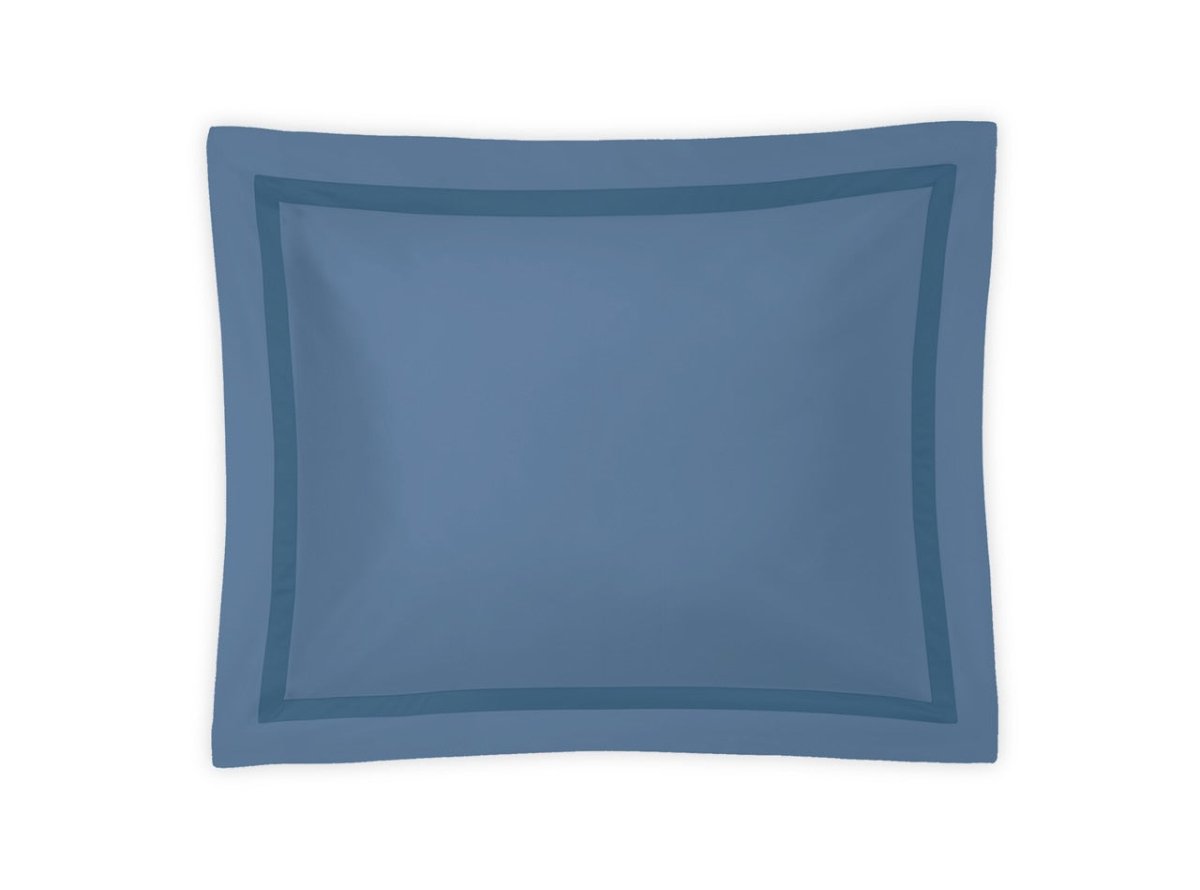 Pillow Sham in Matouk Nocturne Sea Blue Bedding | Fig Linens and Home