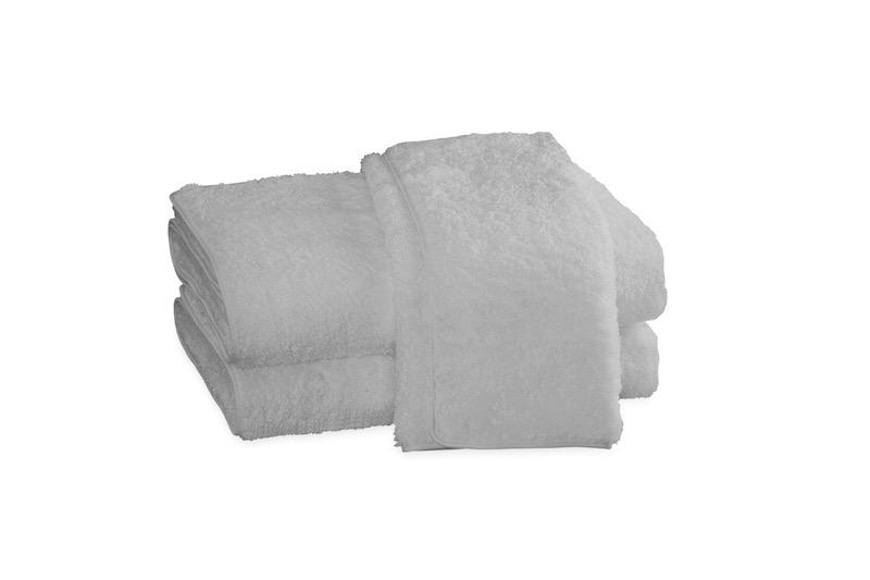 Cairo Bath Towels by Matouk | Pearl with Pearl Trim