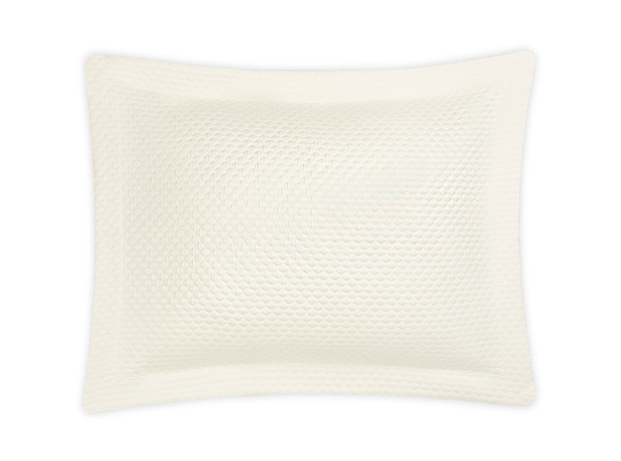 Pillow Sham - Perla Sham by Matouk in Ivory at Fig Linens and Home