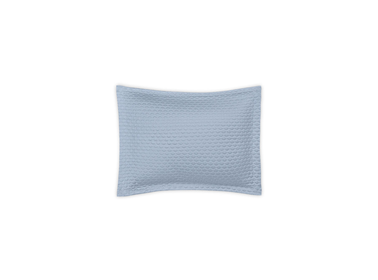 Boudoir Sham - Perla Sham by Matouk in Hazy Blue at Fig Linens and Home