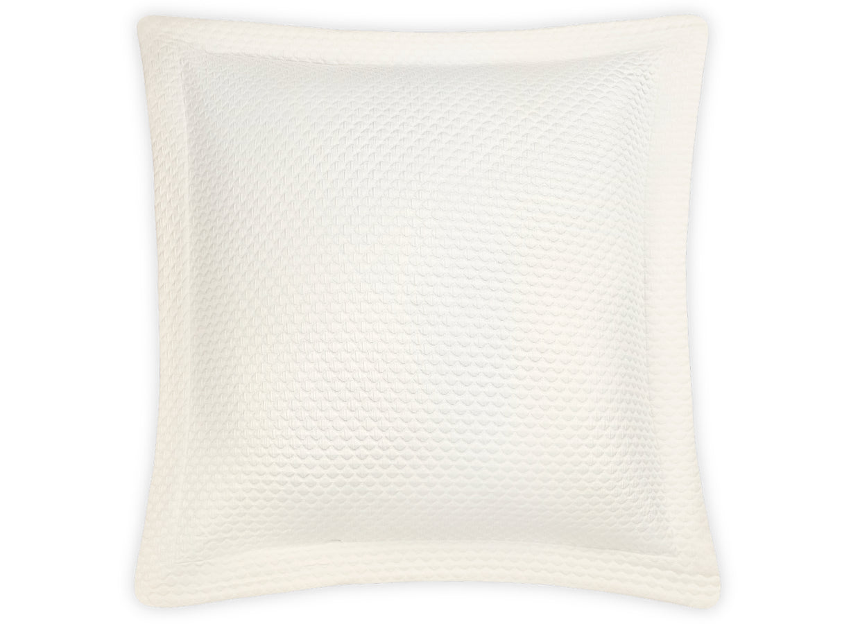 Euro Sham - Perla Sham by Matouk in Ivory at Fig Linens and Home