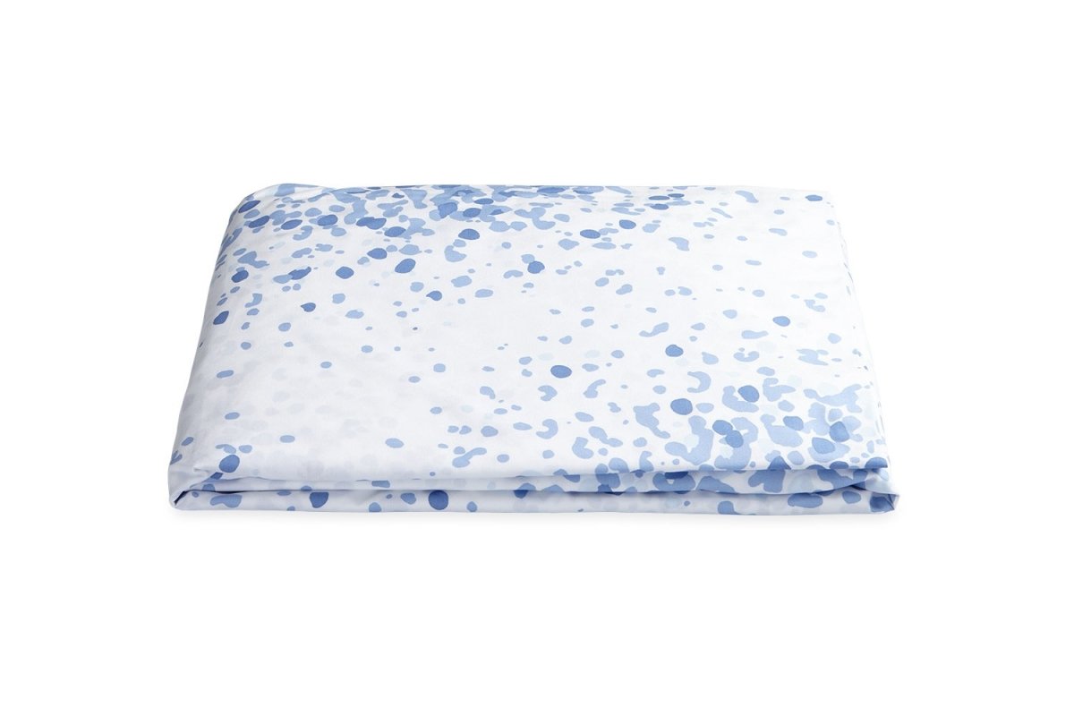 Poppy Azure Fitted Sheet | Matouk at Fig Linens