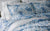 Matouk Schumacher Porcelain Blue Pomegranate Linen Bedding at Fig Linens and Home Westport CT