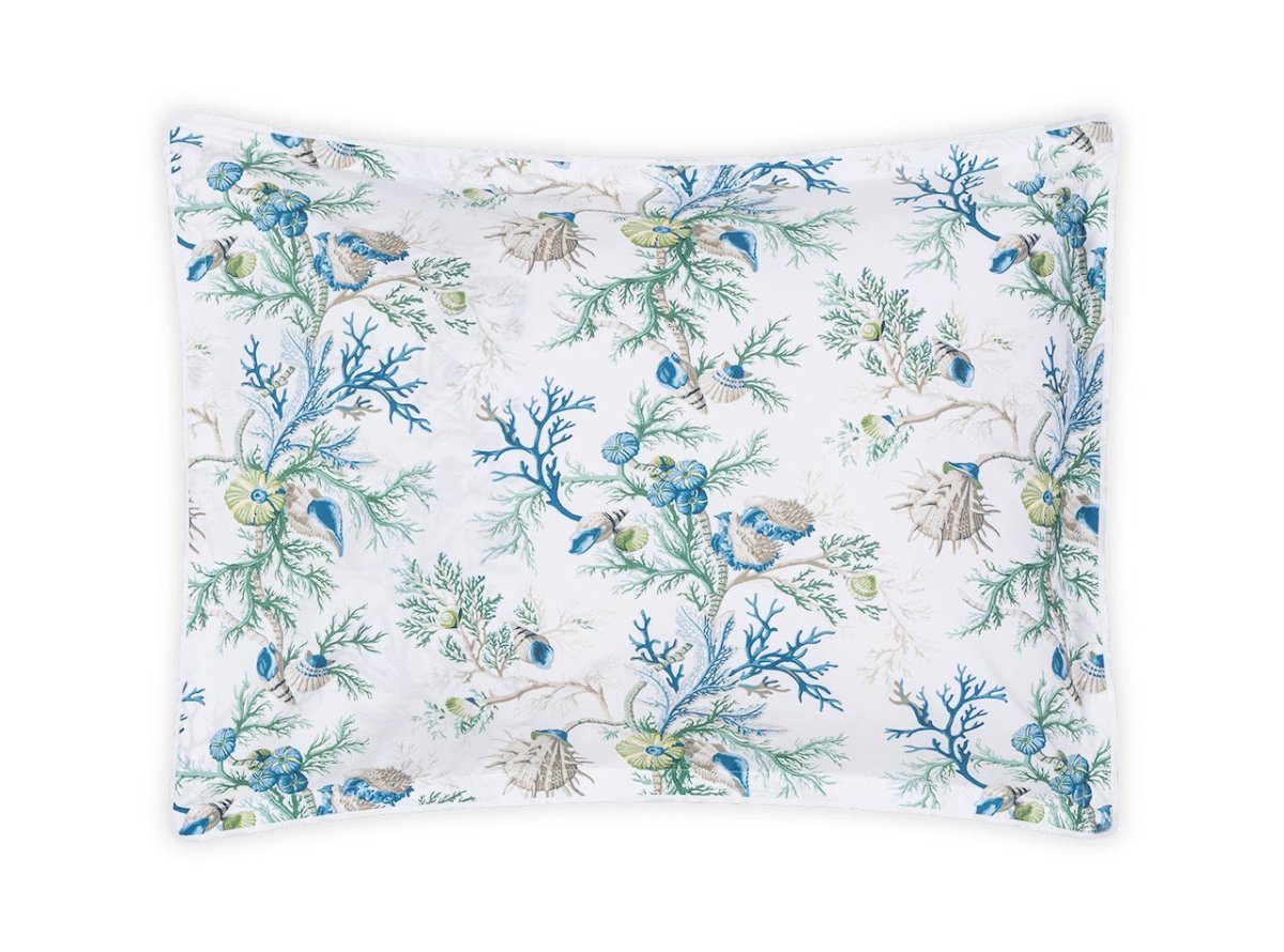 Pillow Sham - Matouk Schumacher Del Tesoro Sea Bedding at Fig Linens and Home