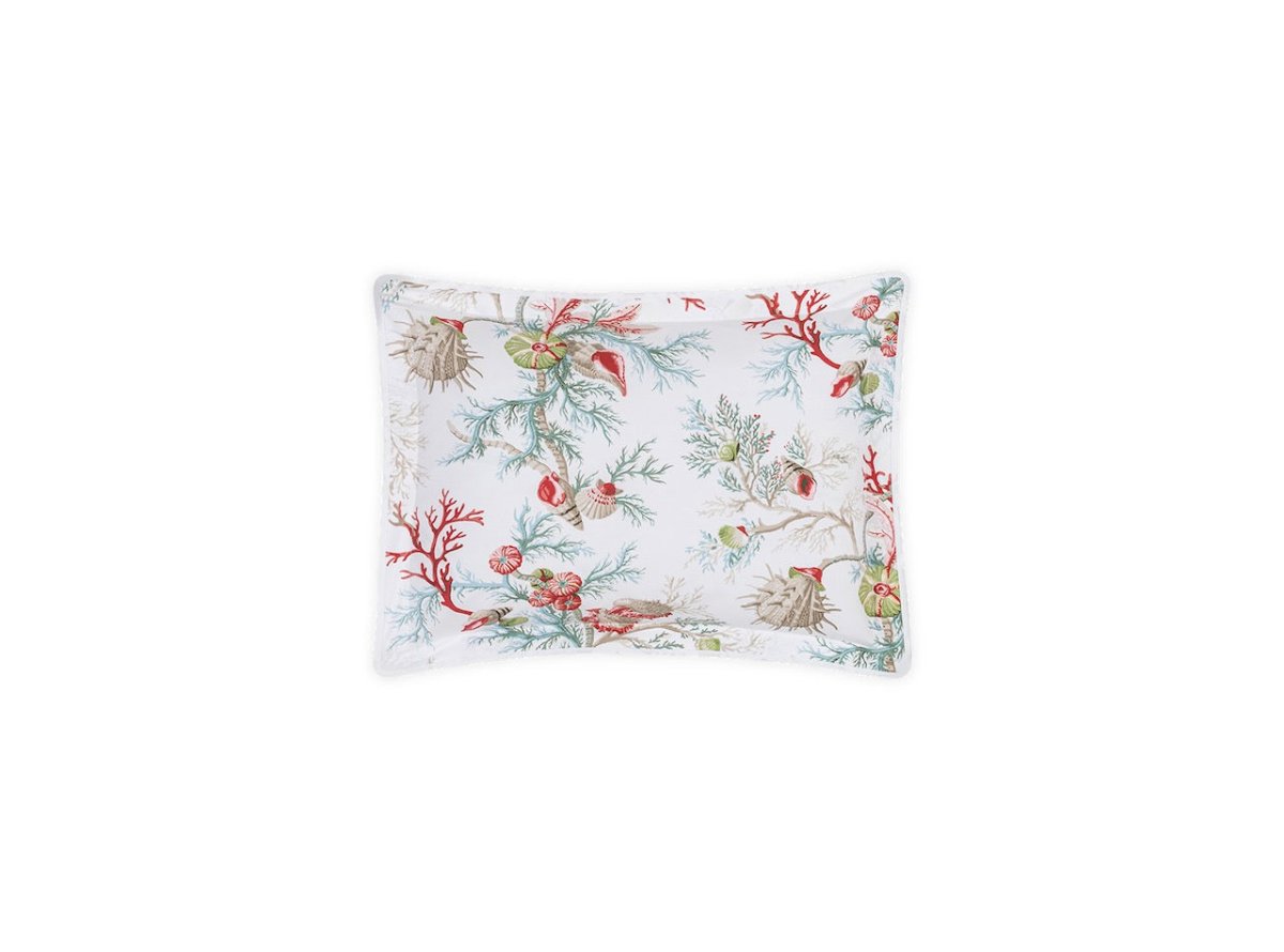 Boudoir Sham - Matouk Schumacher Del Tesoro Coral Bedding at Fig Linens and Home