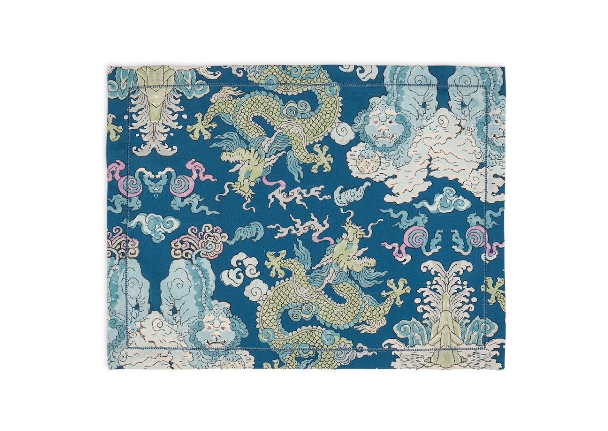 Matouk Placemats - Set of 4 - Magic Mountain Aquarius Schumacher - Fig Linens and Home