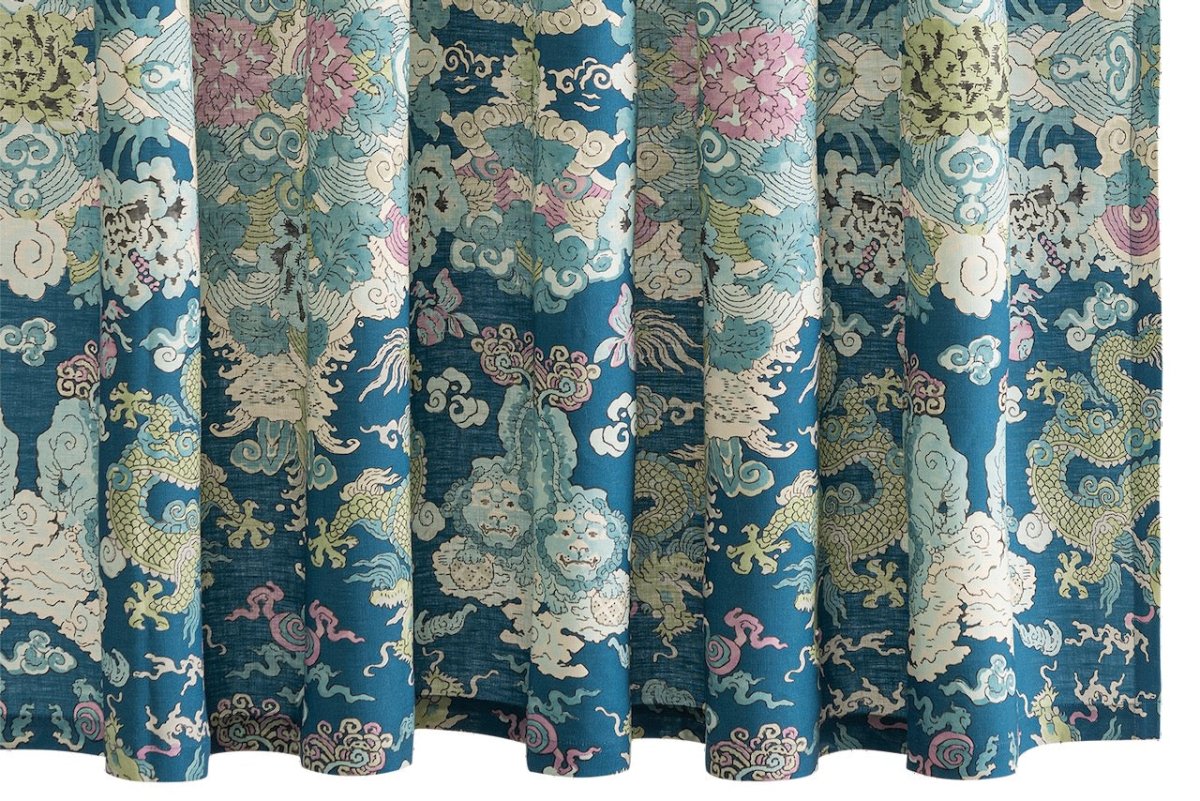 Shower Curtain - Magic Mountain Shower Curtain in Aquarius | Matouk Schumacher