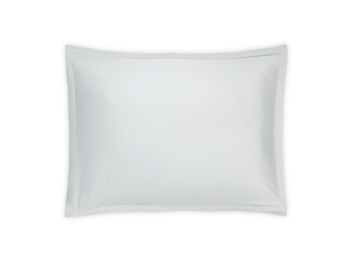 Matouk Pillow Sham - Talita Satin Stitch Pool - Giza Cotton Bedding at Fig Linens and Home