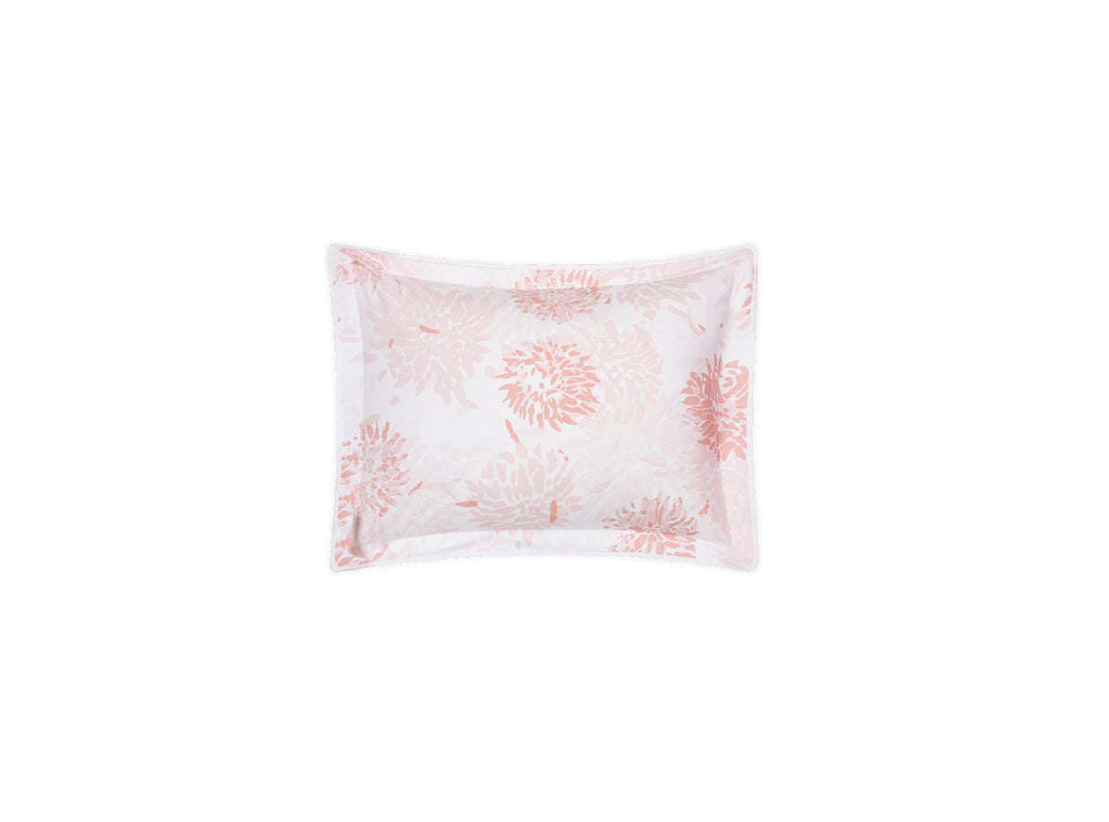 Matouk Tillett Chrysanthemum Boudoir Sham Blush Pink at Fig Linens and Home