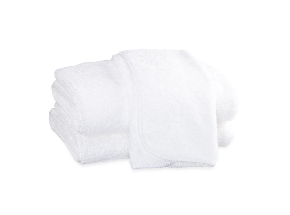 Matouk Whipstitch White Bath Towels | Fig Linens and Home