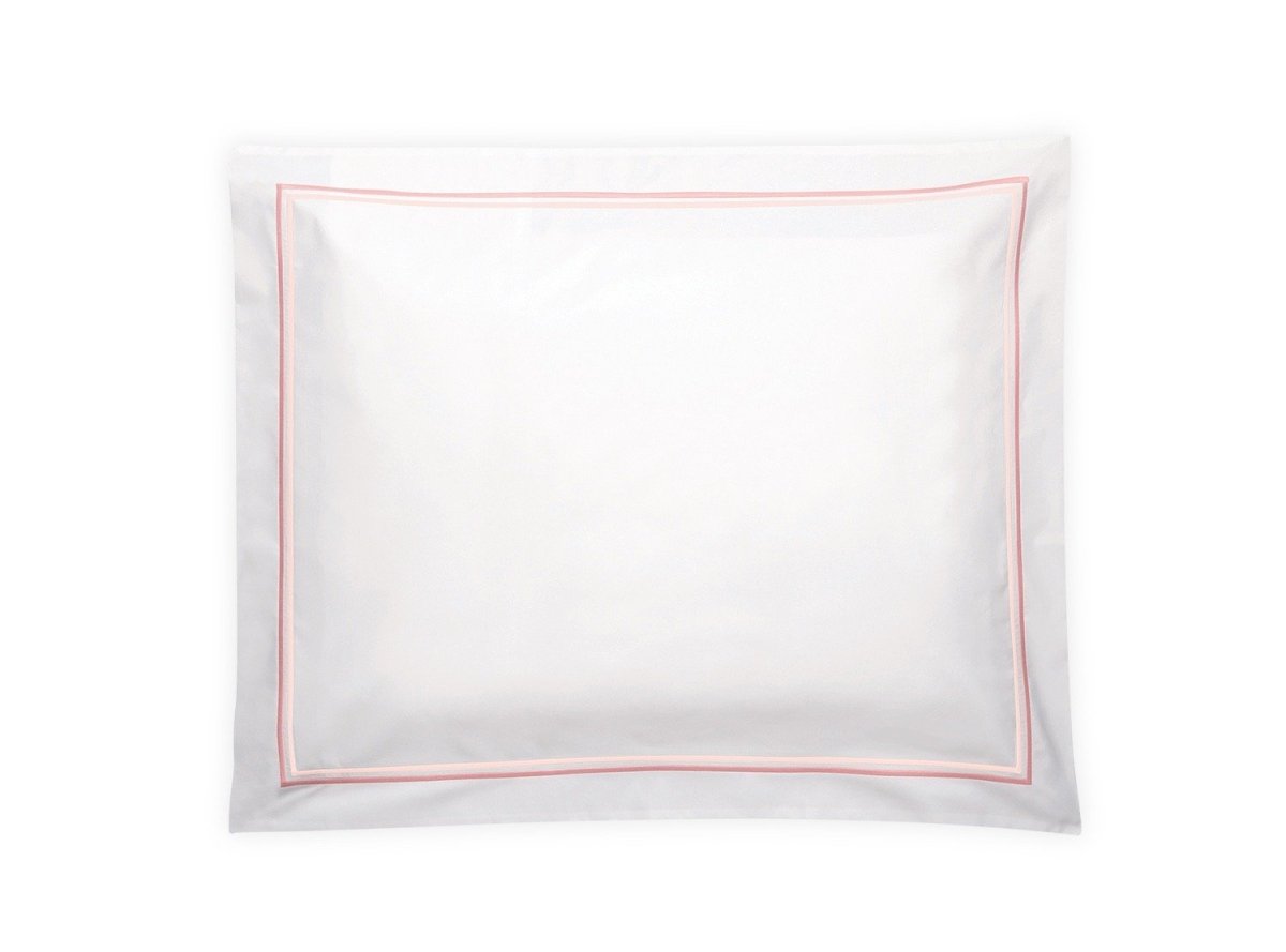 Essex Pink Pillow Sham | Matouk at Fig Linens