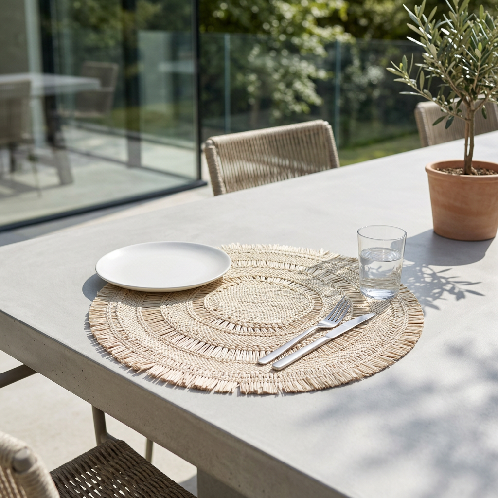 Maui Natural Placemat Lifestyle | Mode Living at Fig Linens and Home
