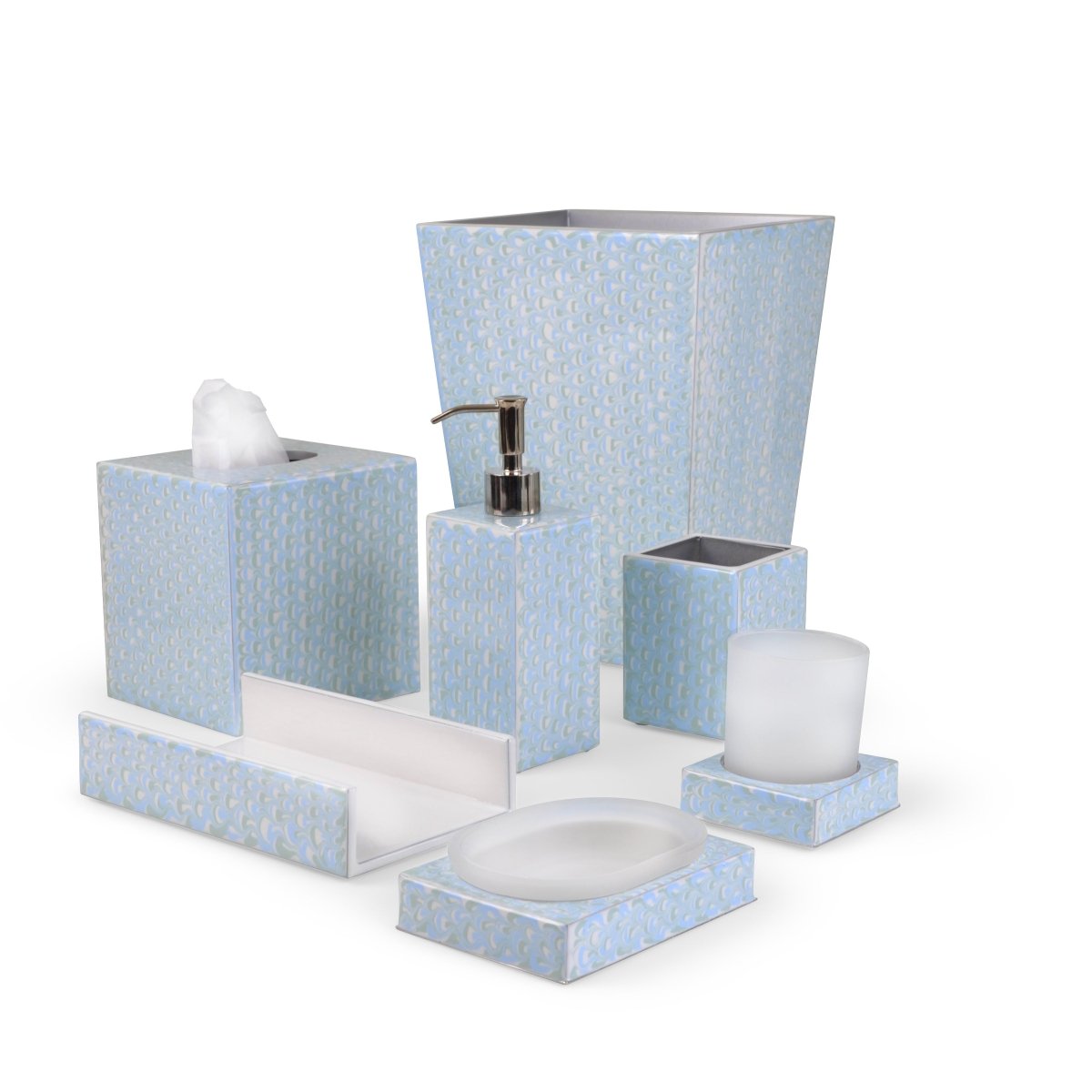 Mike + Ally Atlantic Pastel Set | Fig Linens and Home Bathroom Accessory Sets