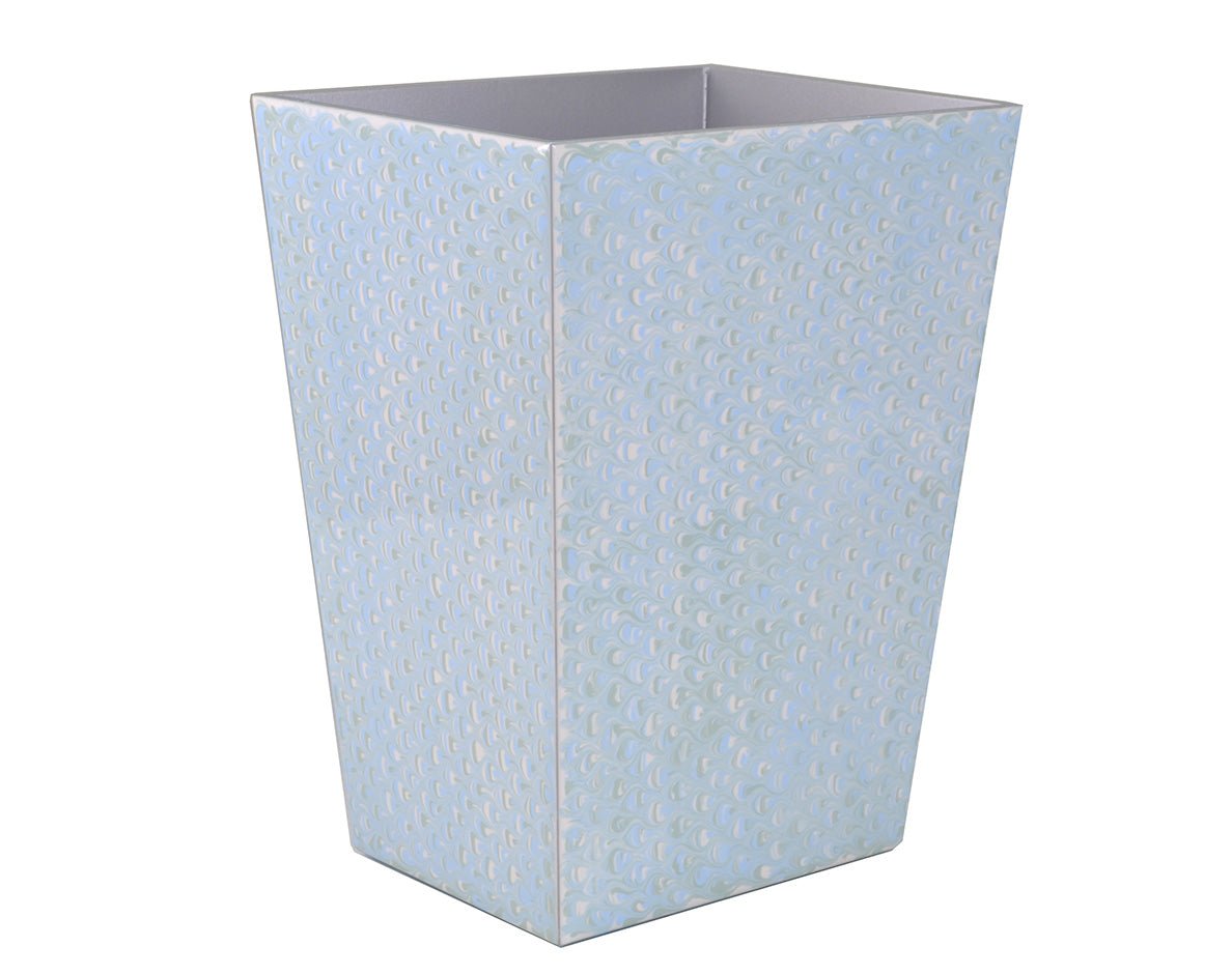 Mike + Ally Atlantic Pastel waste pastel | Fig Linens and Home Bathroom Accessory Sets