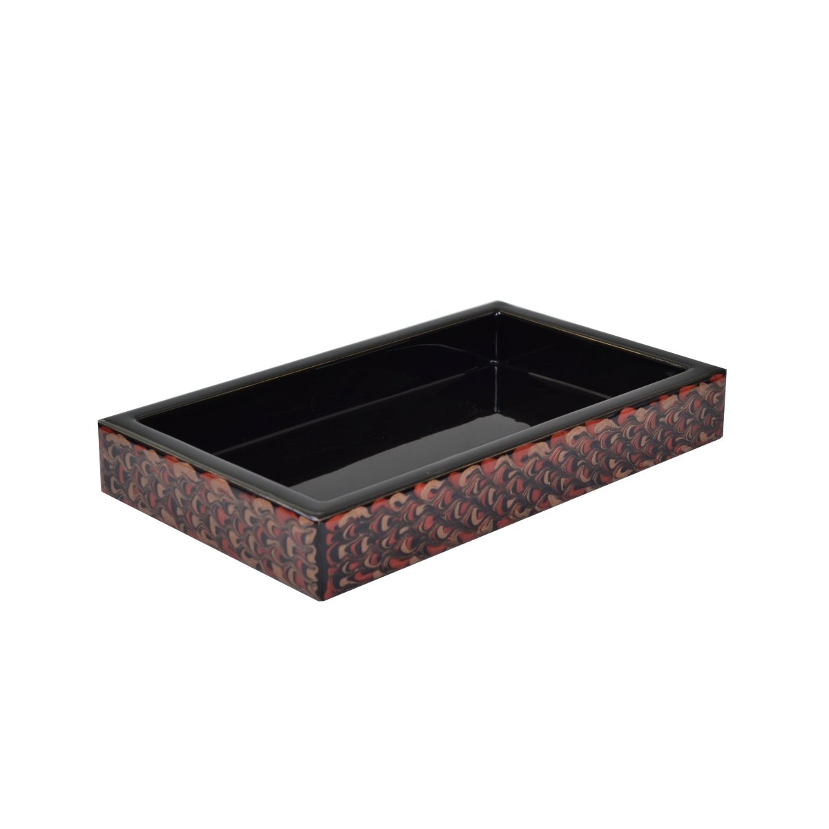 Mike + Ally Bath Accessories Atlantic Bronze Tray | Fig Linens and Home Bathroom Accessory Sets