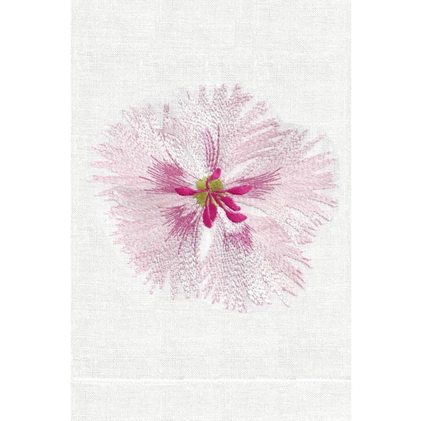 Pink Dianthus Linen Guest Towels| Fig Linens and Home