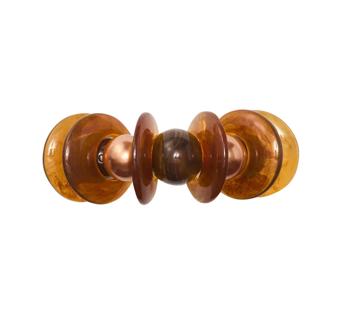 Tortoise Calypso Brown Napkin Ring Detail 5 | Kim Seybert at Fig Linens and Home