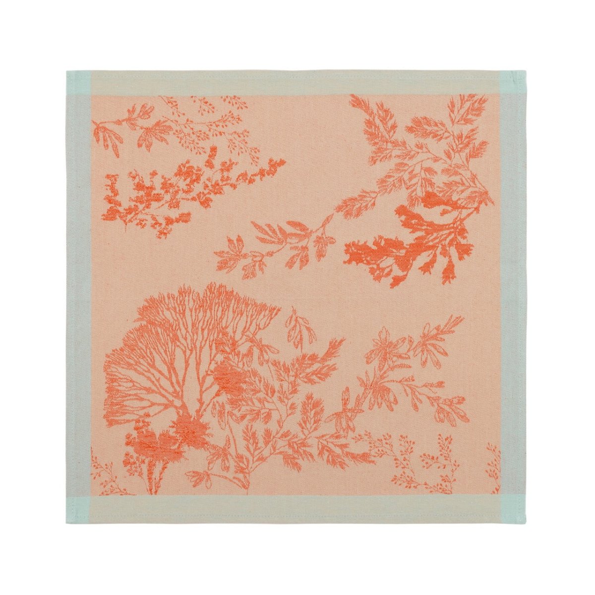 Naiades Corail Yves Delorme Napkin 19 x 19 - Table Linens at Fig Linens and Home