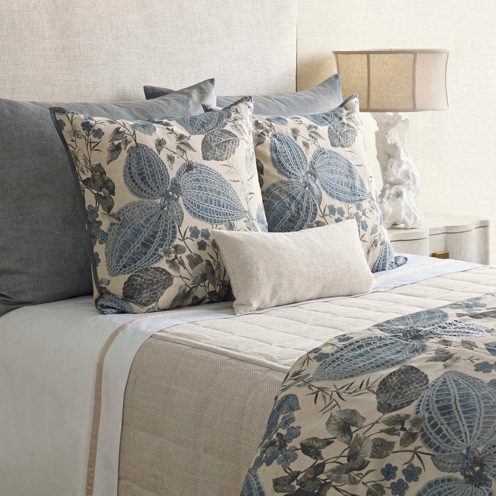 Nature Blue Duvet & Euro Sham by Ann Gish at Fig Linens and Home 2