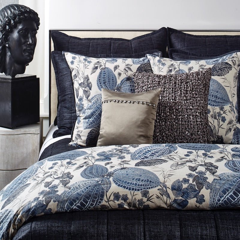 Euros shown on Bedding - Nature Blue Euro Sham by Ann Gish