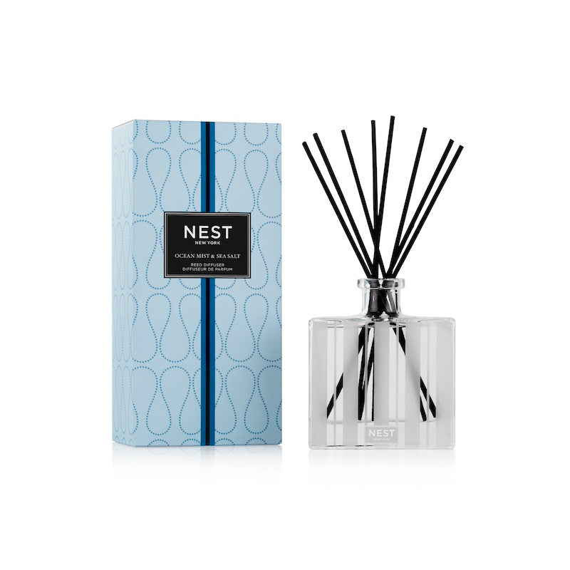 Home fragrance diffuser - Ocean Mist and Sea Salt Reed Diffuser by Nest Fragrances