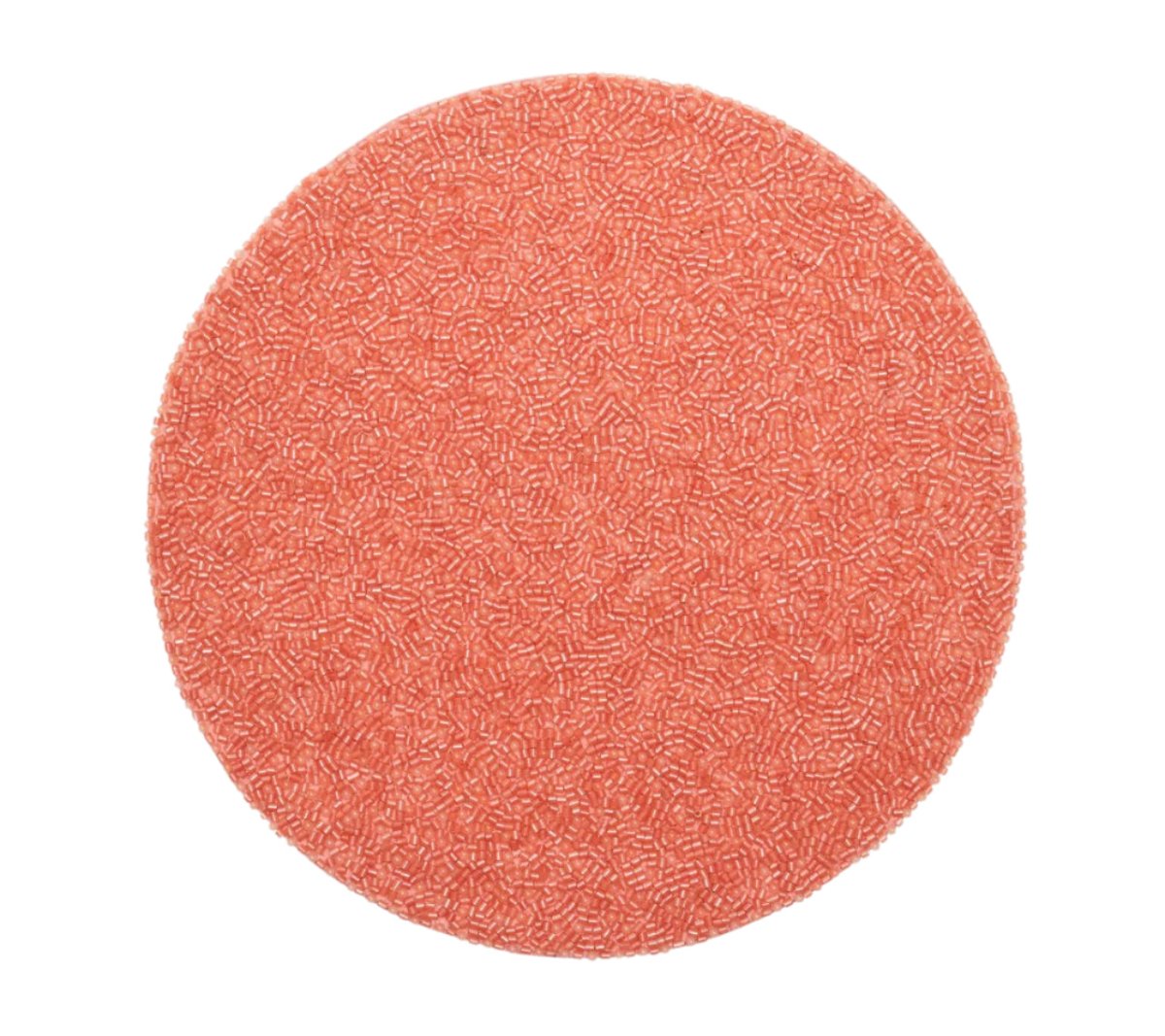 Coral Placemat - Perennial Coral Placemats Set of 4 - Kim Seybert at Fig Linens and Home 1
