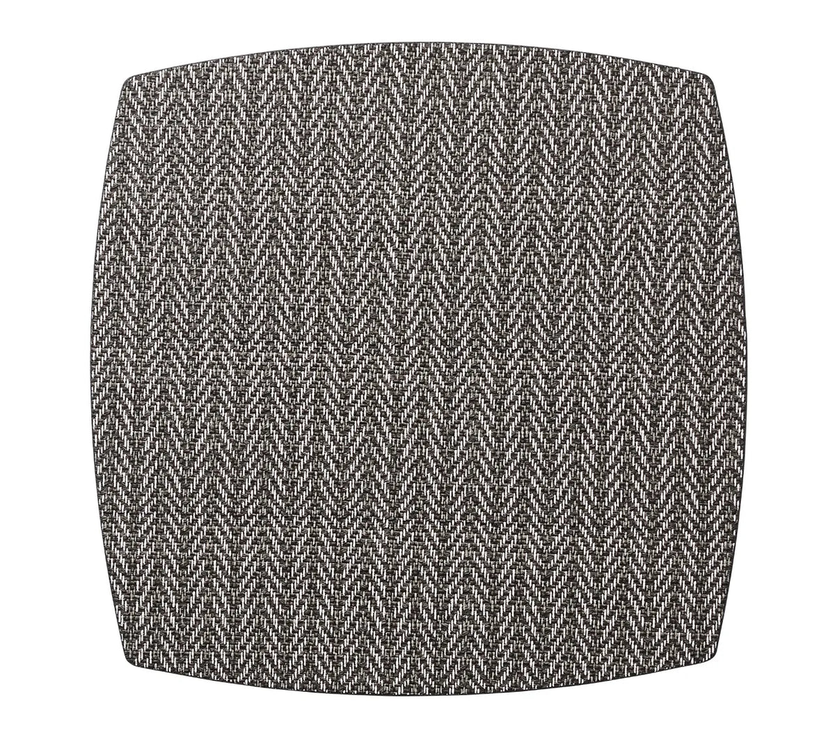 Twill Black/White Placemat | Kim Seybert at Fig Linens and Home