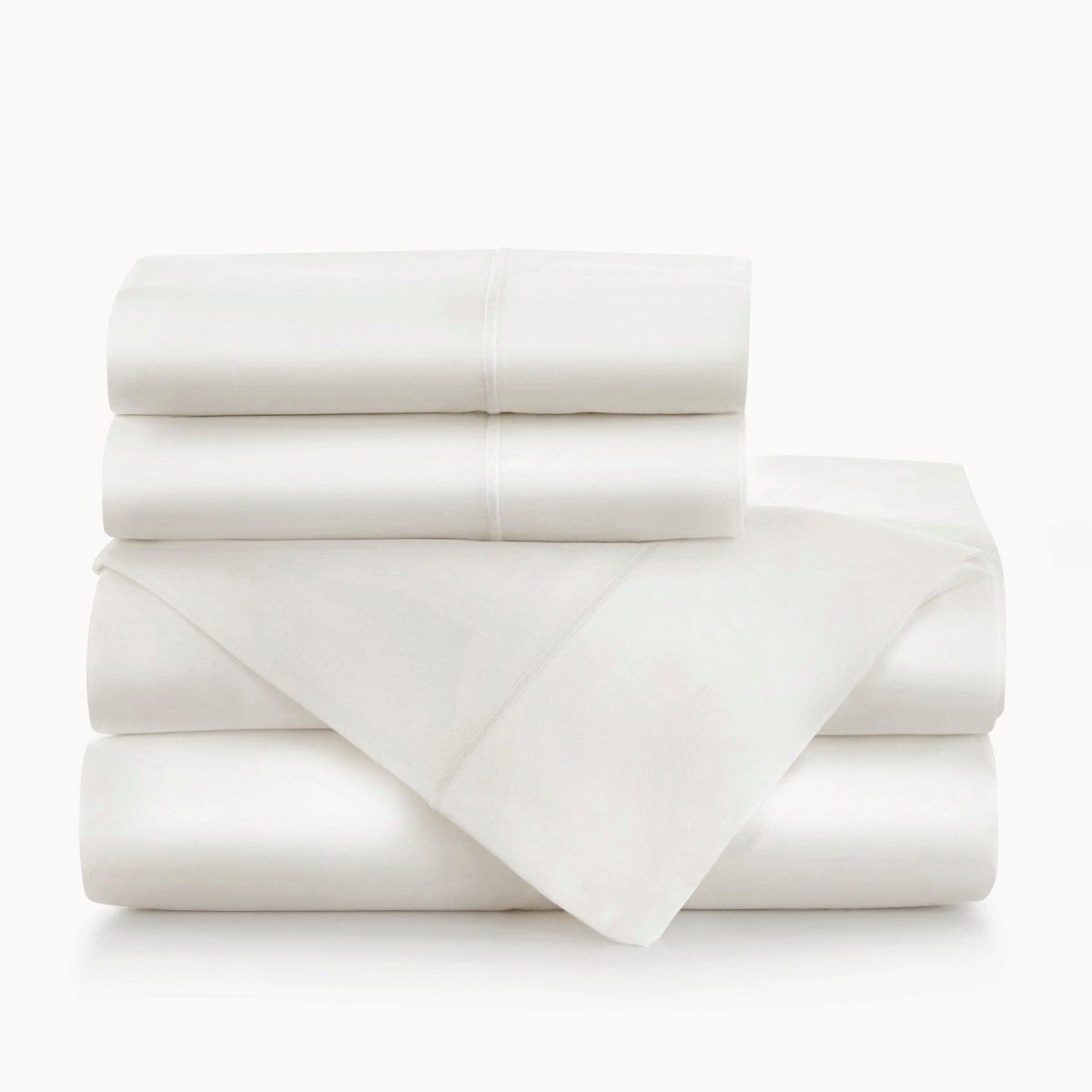 Cotton Bed Linens - Peacock Alley Soprano Platinum Bedding at Fig Linens and Home