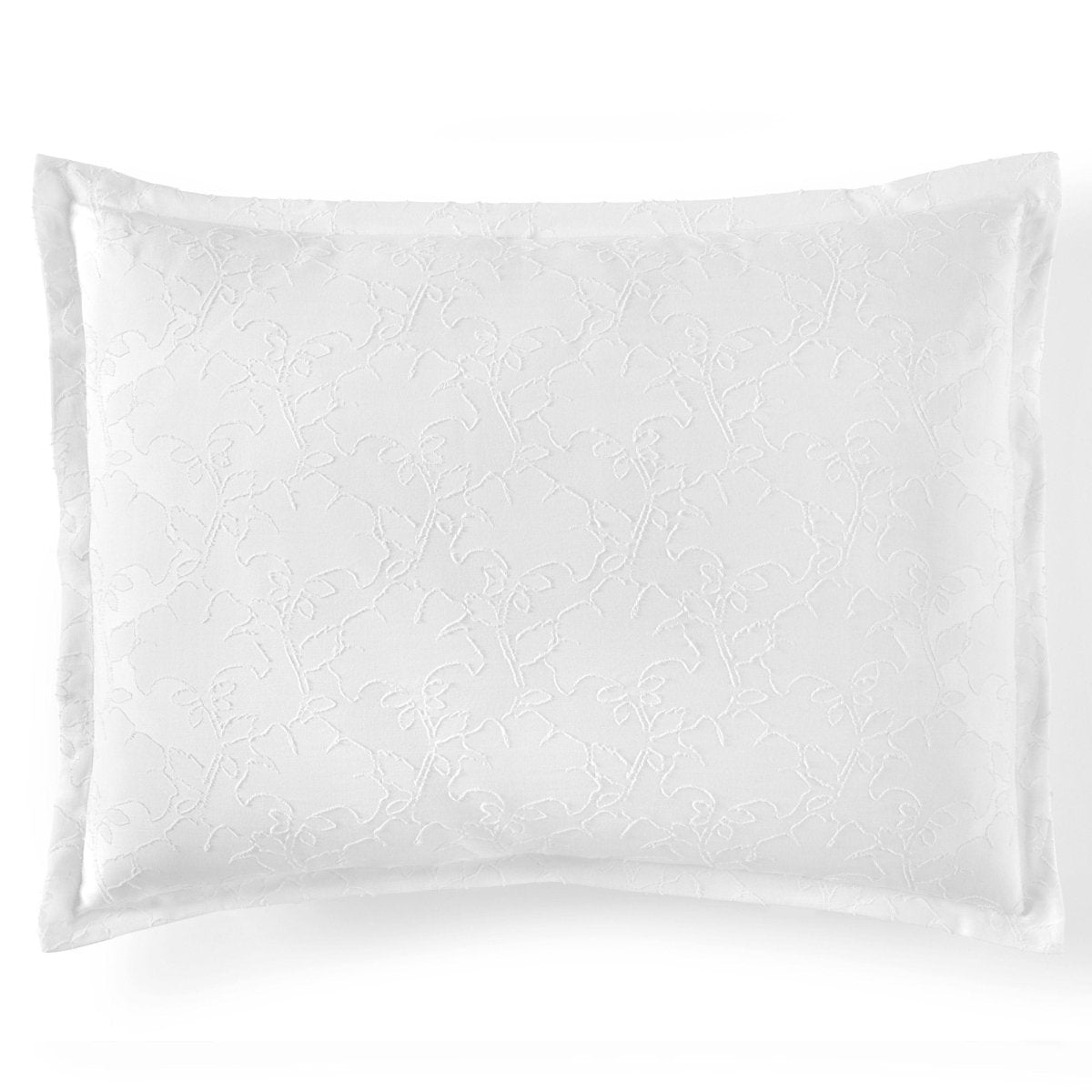 Bettina White Bedding - Peacock Alley at Fig Linens and Home - Sham