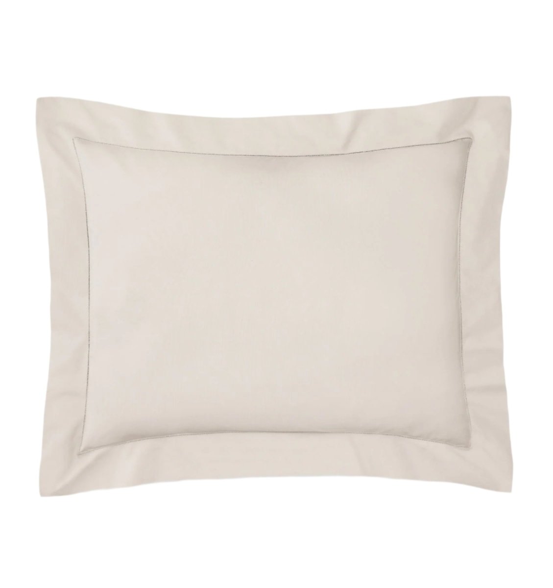 Pillow Sham - Sferra Celeste Percale Bedding Bone at Fig Linens and Home