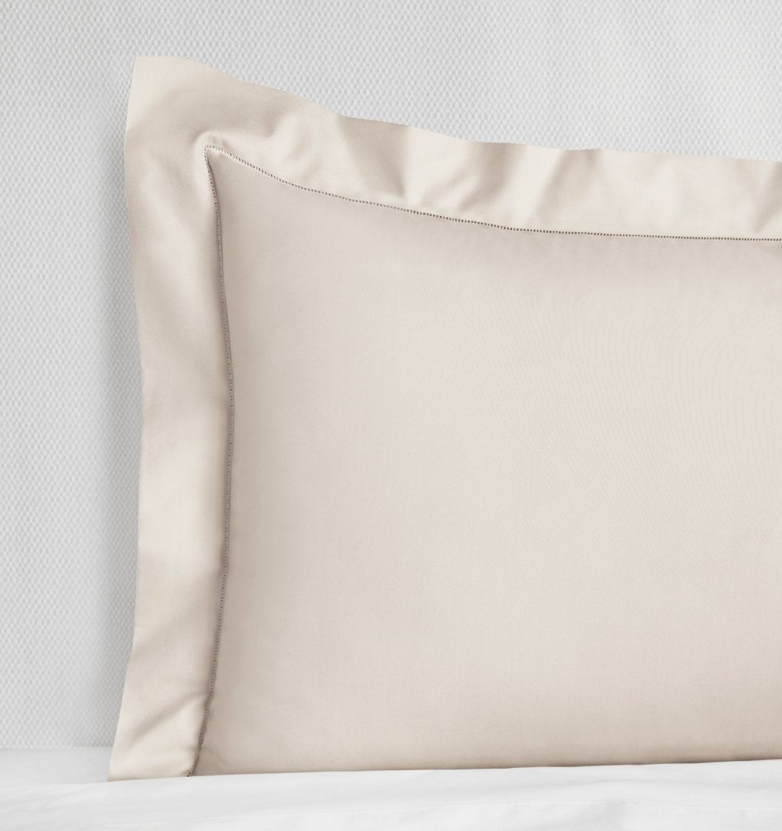 Pillow Sham - Sferra Celeste Bone Bedding at Fig Linens and Home