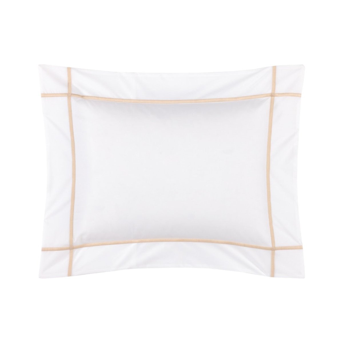 Boudoir Sham - Yves Delorme Athena Dune Bedding - Organic Cotton Percale at Fig Linens and Home