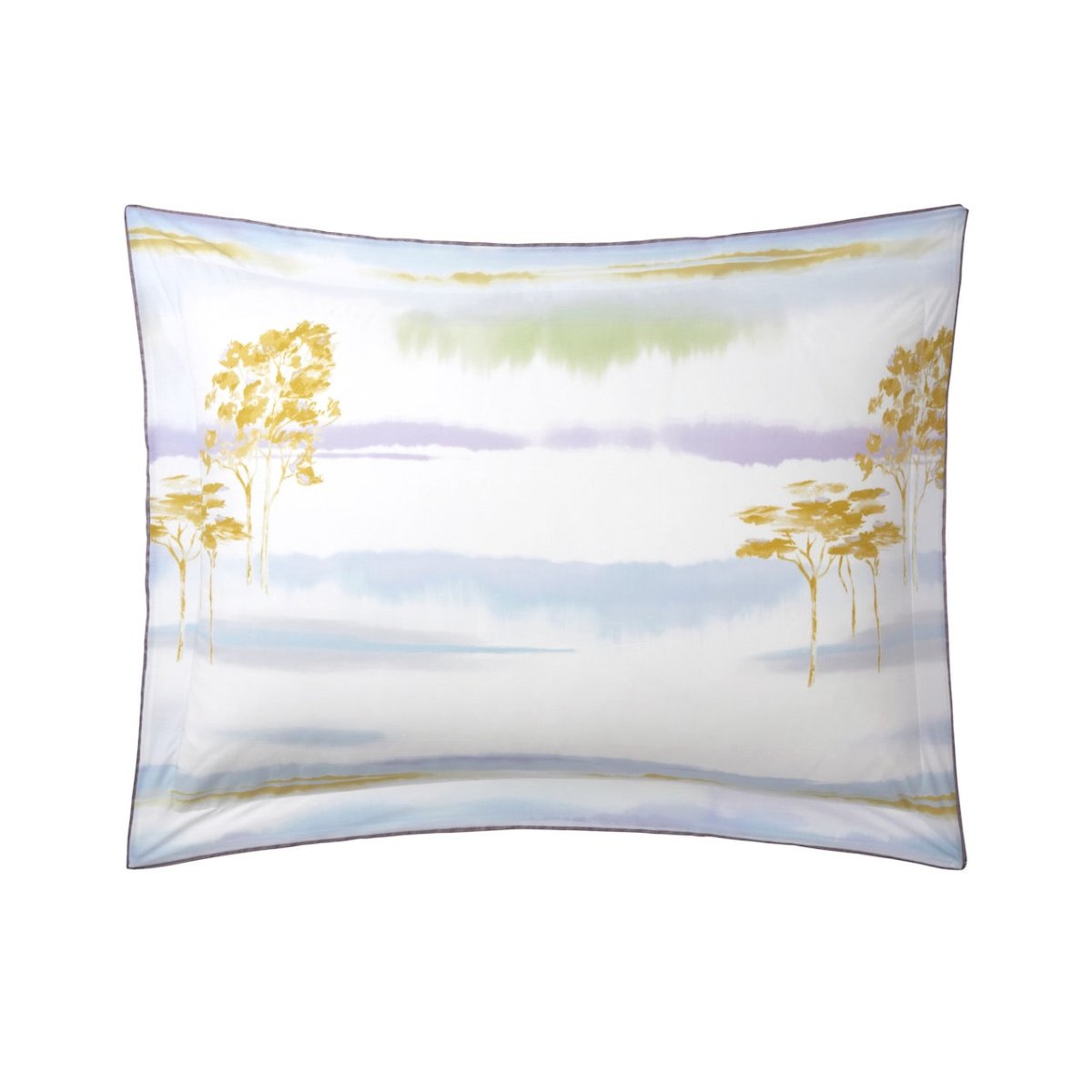 Boudoir Sham Front - Yves Delorme Horizons Organic Bedding | Cotton Duvets and Bed Sheets