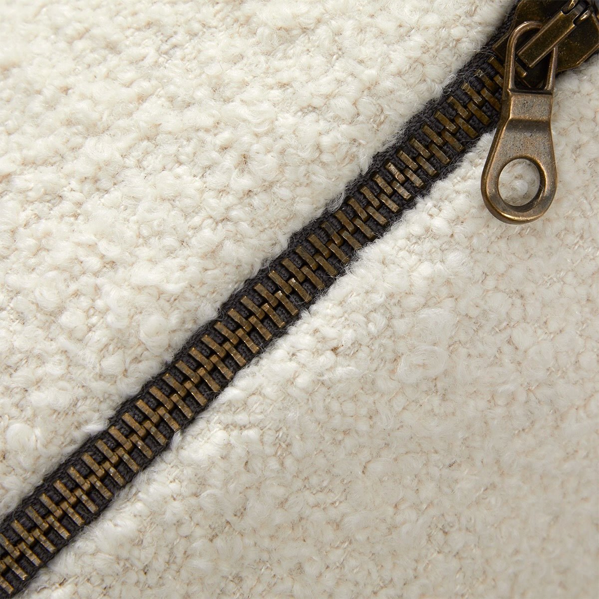 Pillows 13 x 22 Naturel Bouclette Yves Delorme Decoration Bouclette 5 at Fig Linens and Home