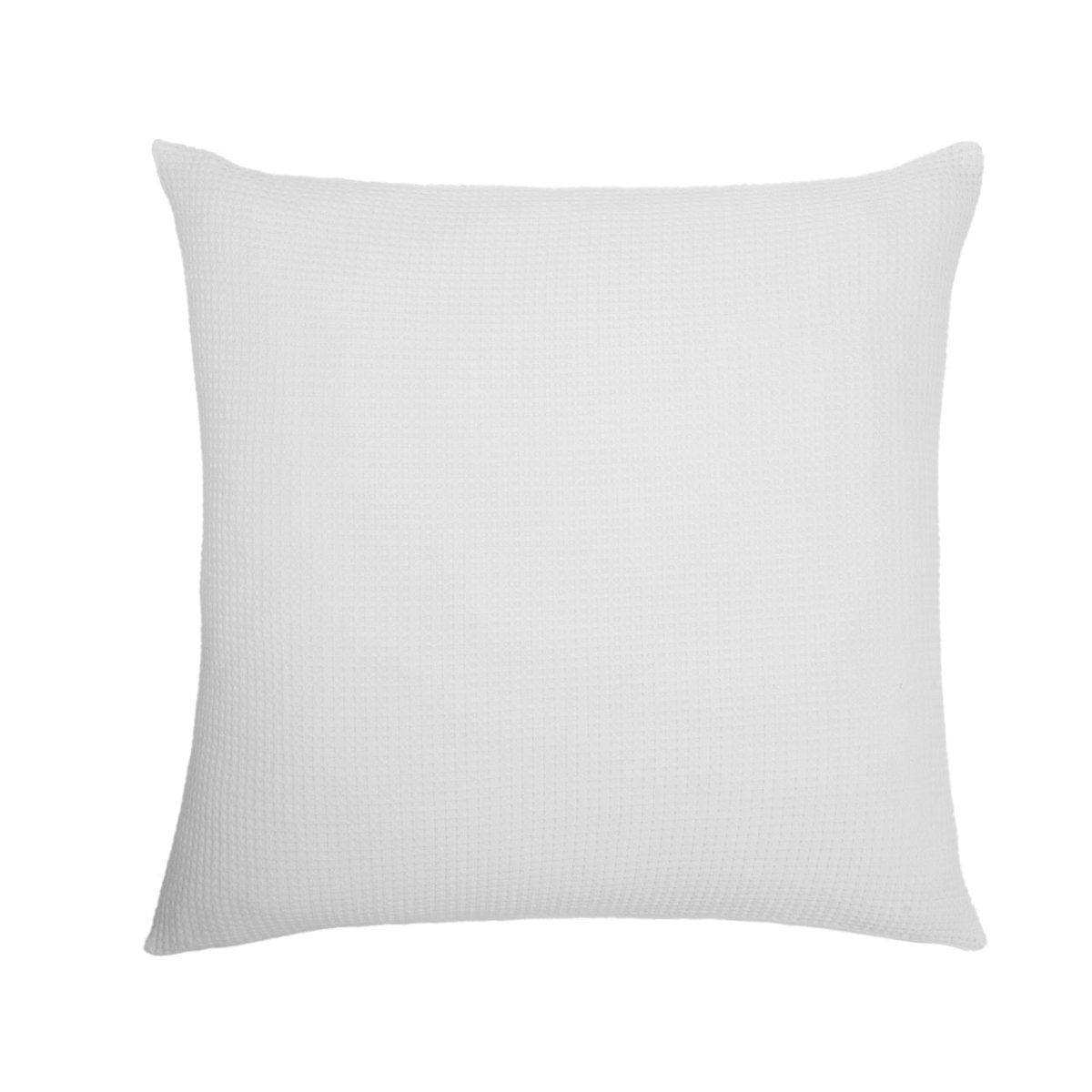 Euro Sham - Balboa White Waffle Bedding - Pom Pom at Home at Fig Linens & Home