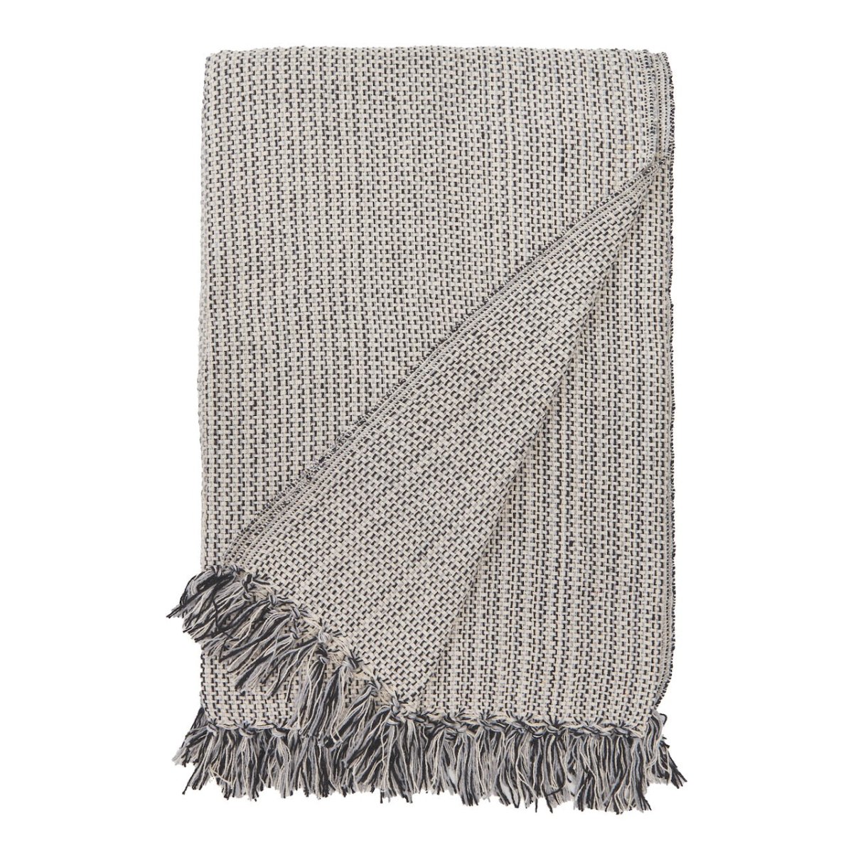 Julian Oversized Throw Blanket Charcoal by Pom Pom at Home