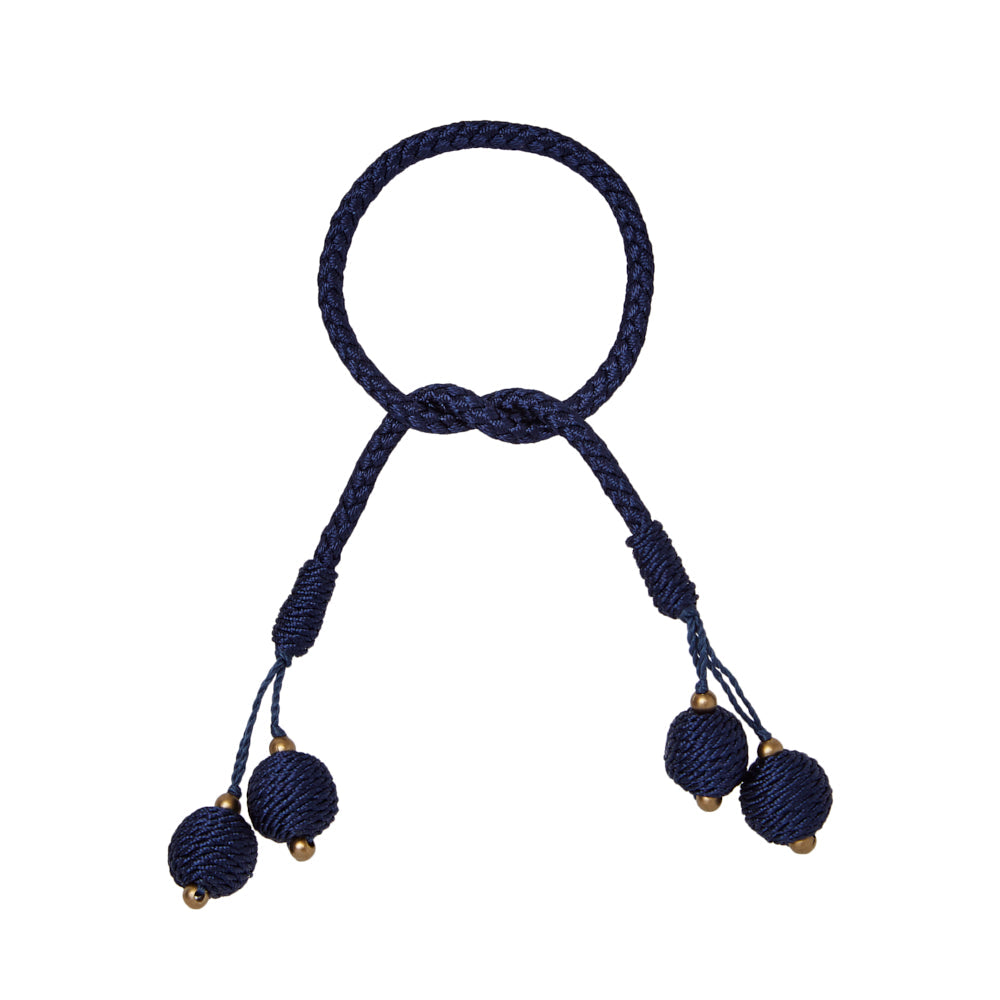 Porto Navy Napkin Ring | Mode Living at Fig Linens and Home