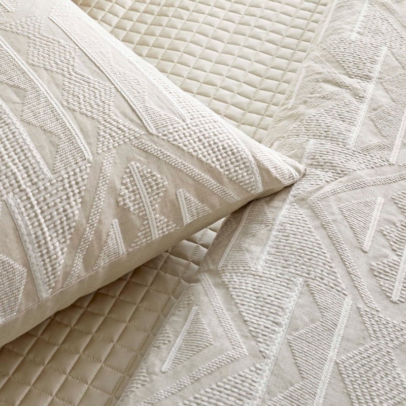 Ann Gish Prestige Throw Natural by Ann Gish - Throw 96" x 50" Natural at FIG LINENS AND HOME - 2