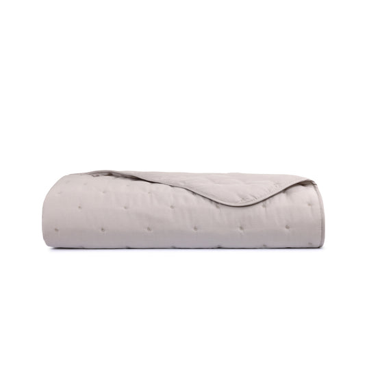 Triomphe Loutre Counterpane Bed Runner by Yves Delorme